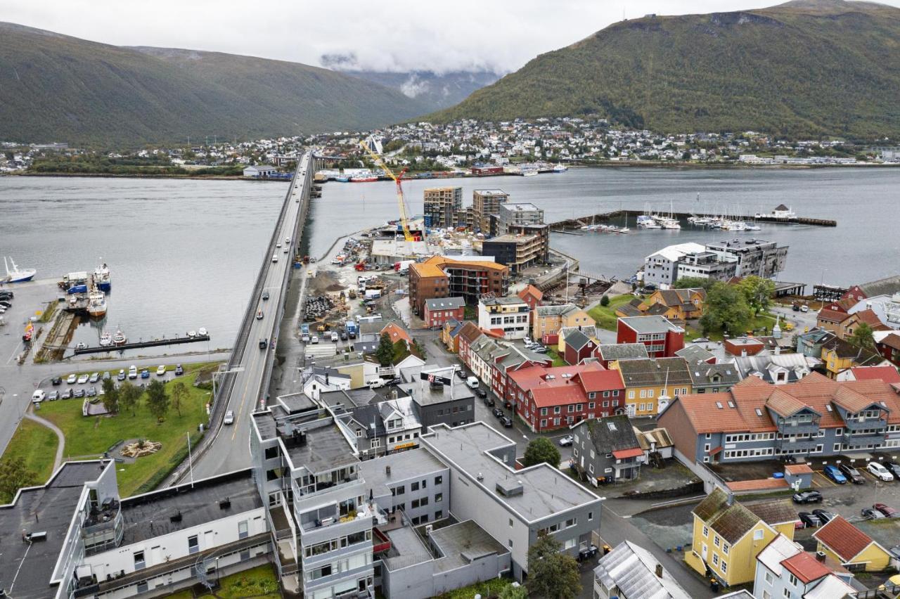 Toppleilighet Med Utsikt I Sentrum Nord Tromsø Exteriér fotografie