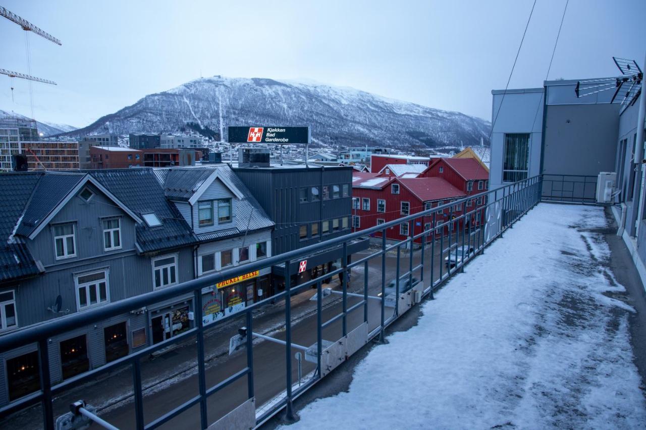 Toppleilighet Med Utsikt I Sentrum Nord Tromsø Exteriér fotografie