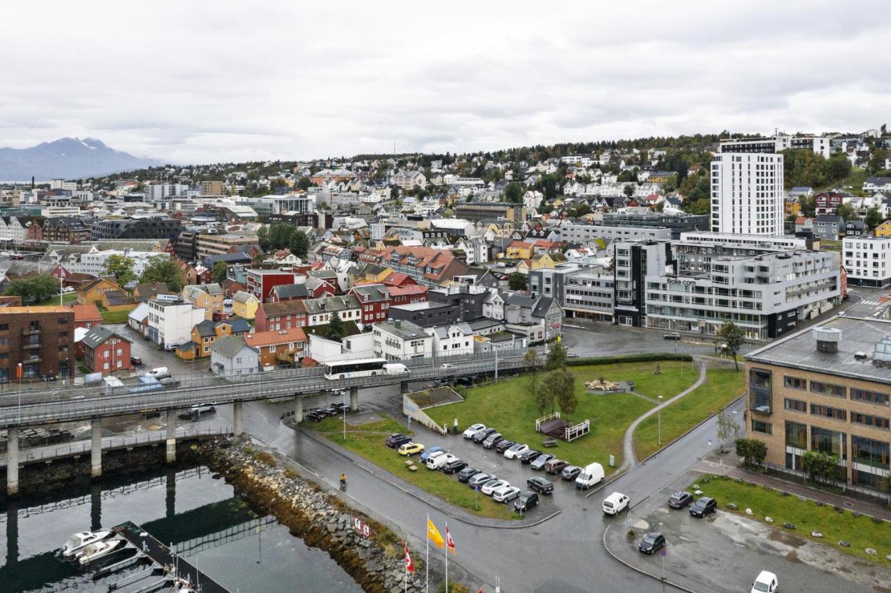 Toppleilighet Med Utsikt I Sentrum Nord Tromsø Exteriér fotografie